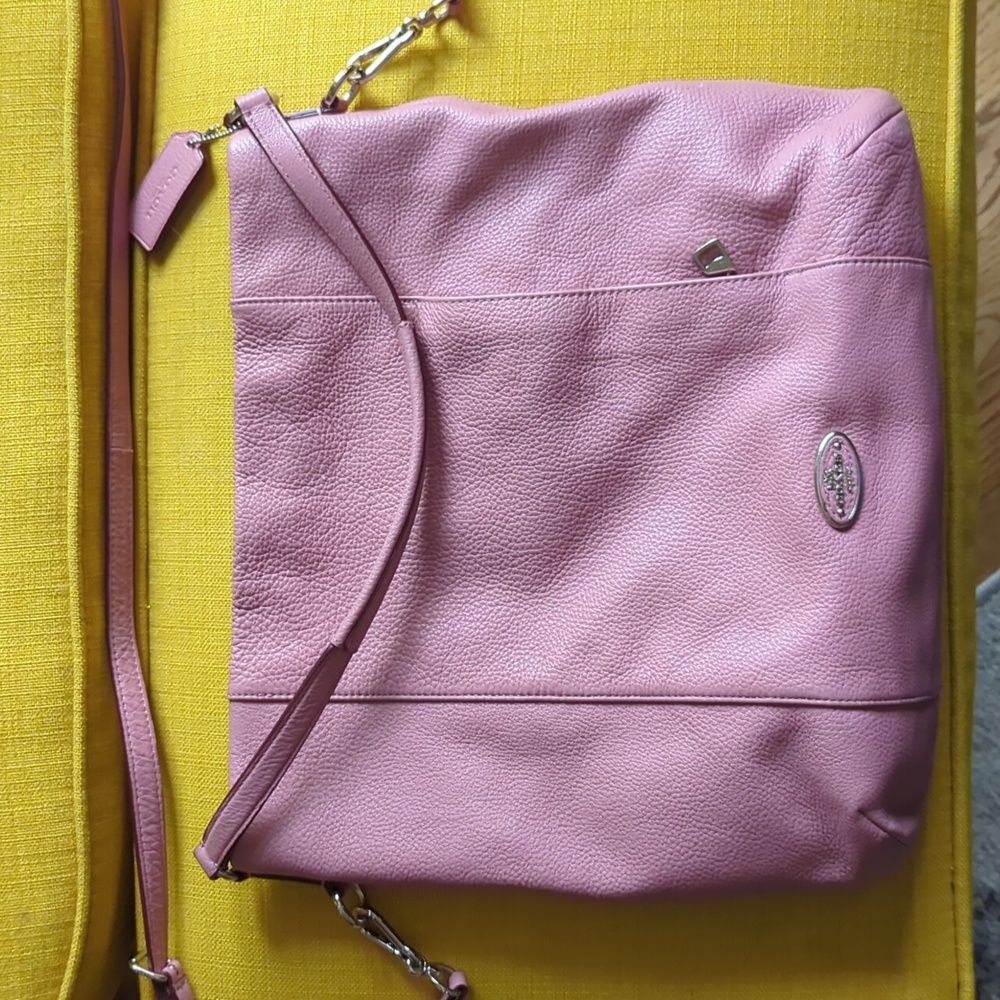Light Pink Coach crossbody bag